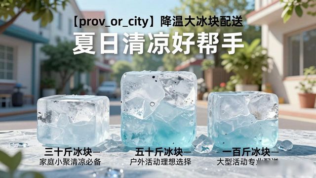 南开降温大冰块配送_海鲜排档降温解决方案_高温天气大冰块配送